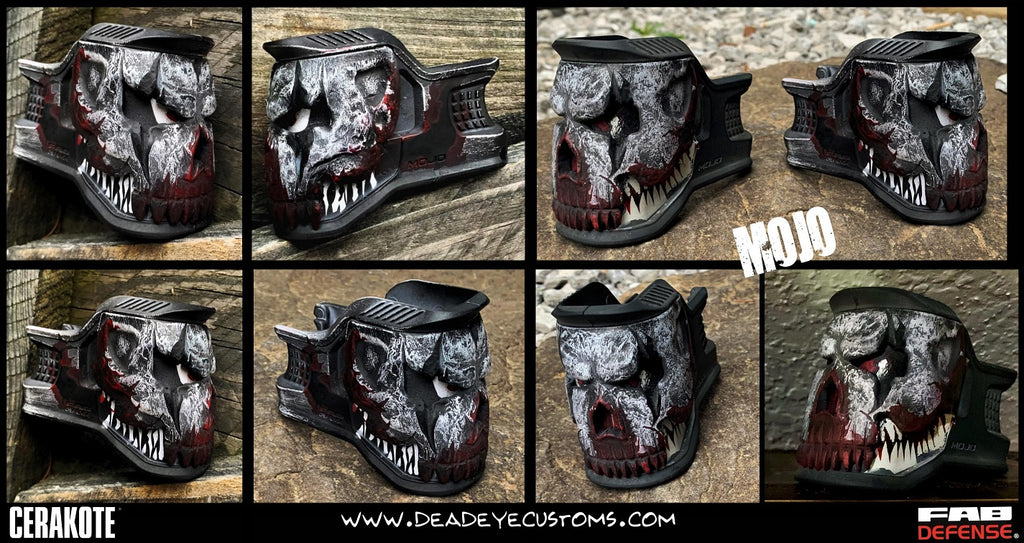 Mojo Magwell Grip "Evil Joker' Faceplate